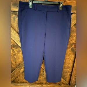 Women’s capri pants, navy blue